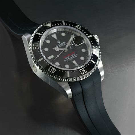 rubber strap for rolex sea-dweller 43mm|Rolex Sea.